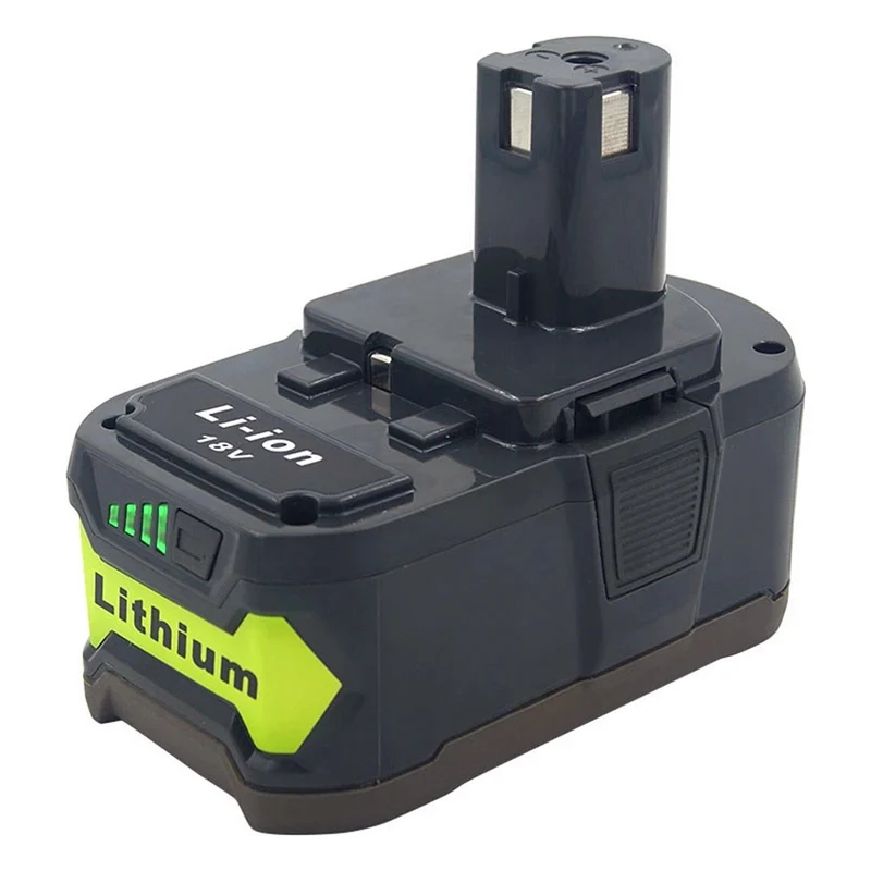 P105 P108 Akku 18V 6000mAh Li-Ion Ersatzakku, passend für Ryobi P100 P109 P104 RB18L40
