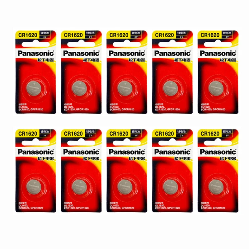 10 Stück CR2016 3V 90mAh Kartenbatterien für Kleingeräte
