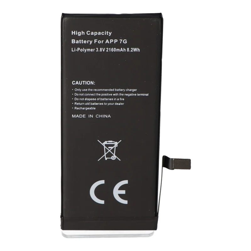 AccuCell 2160mAh Akku passend für den Apple iPhone 7 Akku 616-00255, 616-00258, A1660, A1778, A1779, A1780