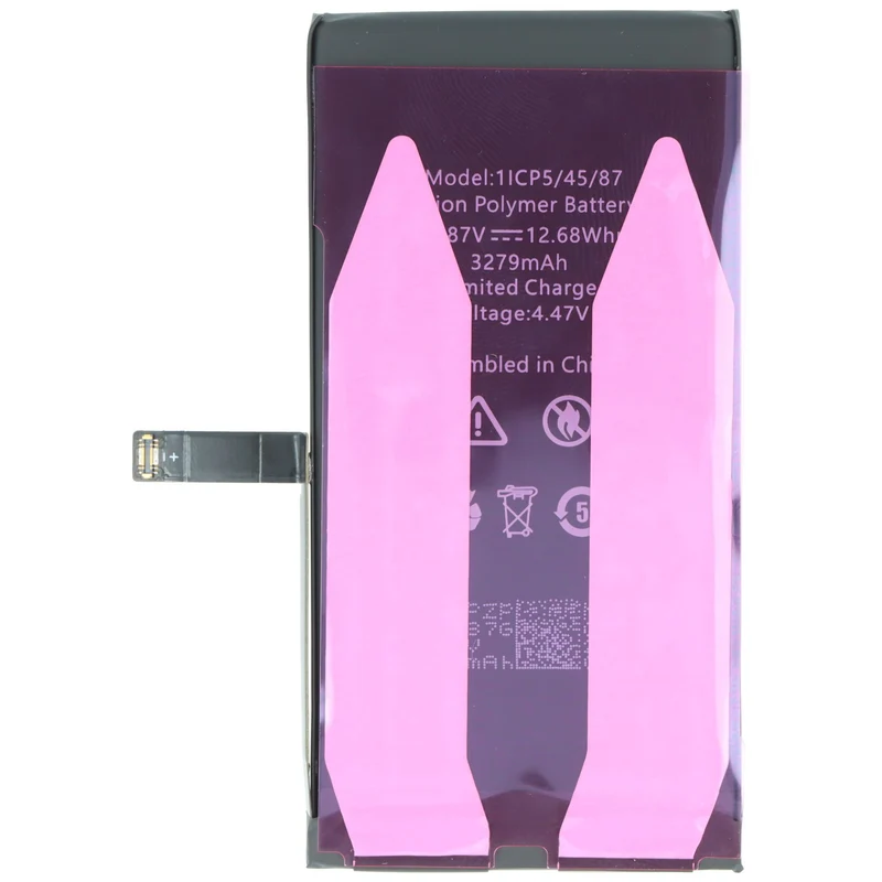 AccuCell Akku passend für Apple iPhone 14, Li-Polymer, 3,87V, 3279mAh, 12,68Wh, ohne Werkzeug