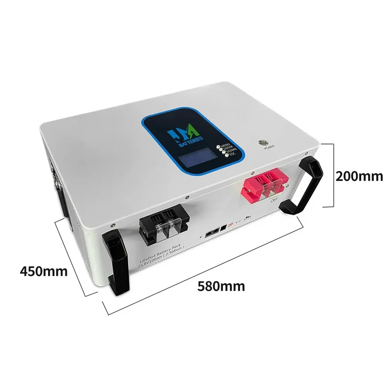 25.6V 100AH Lithium Wall Mounted Battery