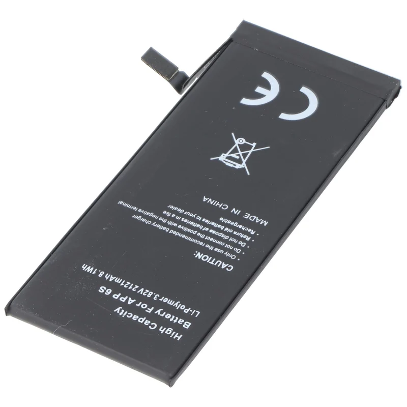 AccuCell 2121mAh satte Kapazität Hochleistungsakku mit passend für den Apple iPhone 6S Akku 616-00033, 616-00036, max. 8,1Wh
