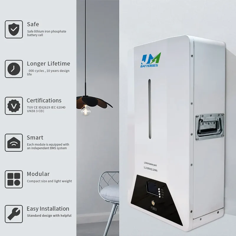51.2V100AH Powerwall Lithium Battery