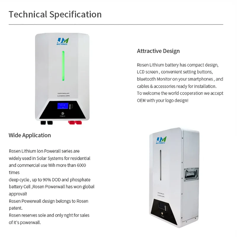 51.2V100AH Powerwall Lithium Battery