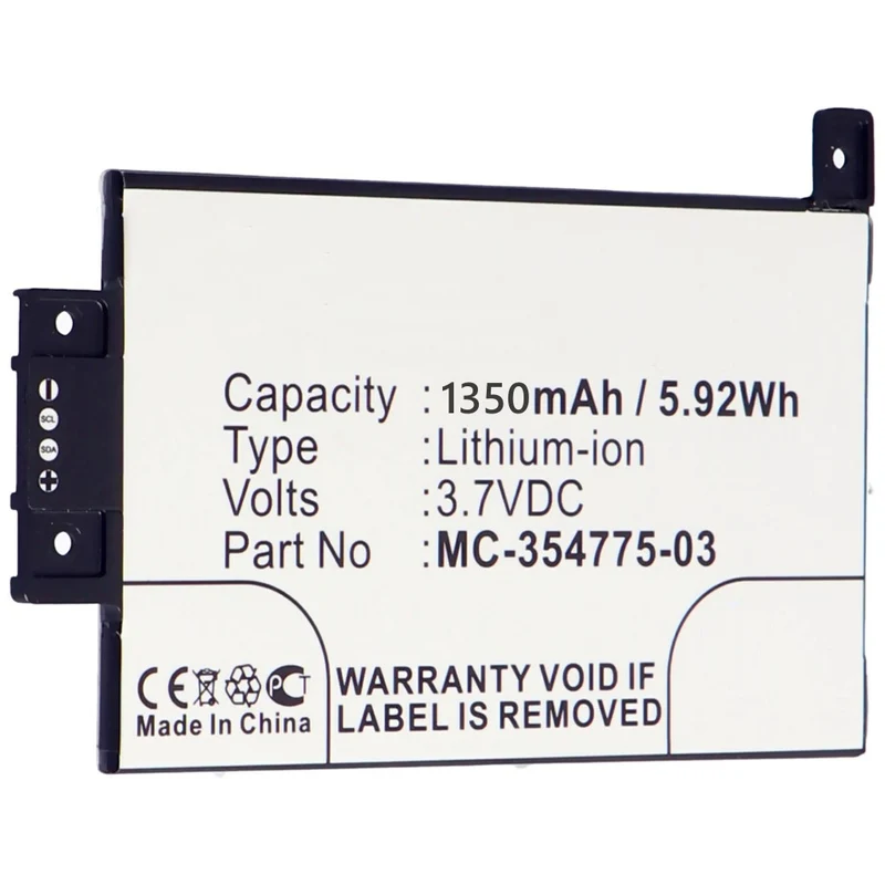 Akku für Amazon Kindle Paperwhite 2014, EY21, DP75SDI, 170-1056-00 3,7 Volt 1350mAh mit 4 Kontakten