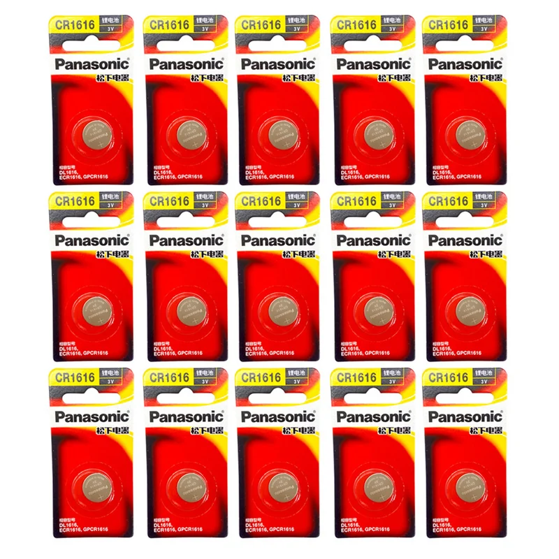 15 Stück einzeln verpackt CR1616 3V 55mAh Knopfbatterie für Kleingeräte