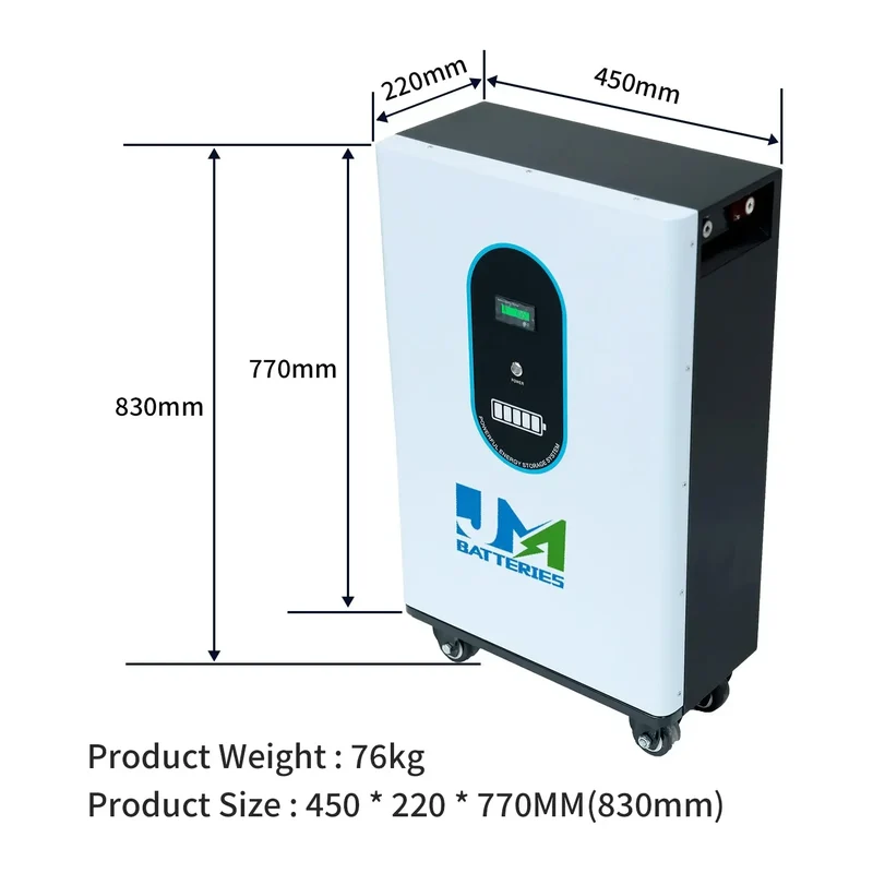 25.6V 220AH 5.6KW Lifepo4 Movable Lithium Battery