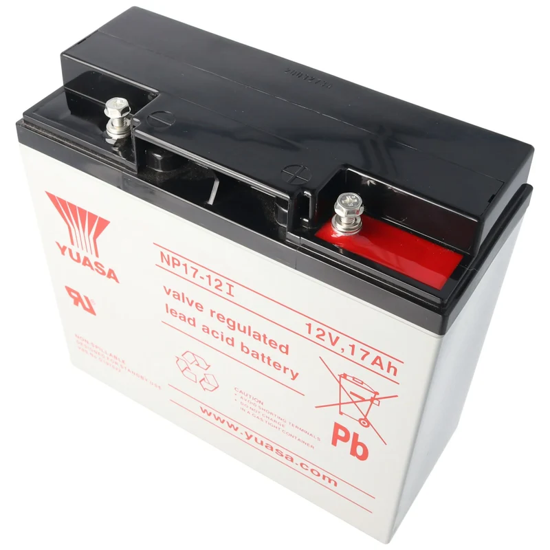 Yuasa NP17-12I mit M5 Schraubanschluss am Plus- und Minuspol