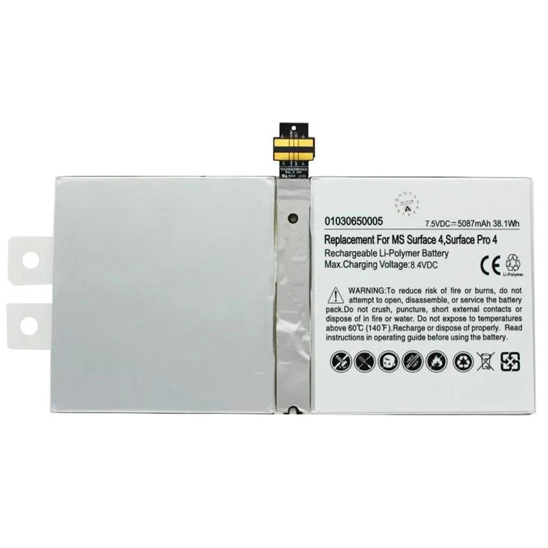 Passend für Microsoft Surface 4, Surface Pro 4, 1724 Akku dynr01, g3hta027h