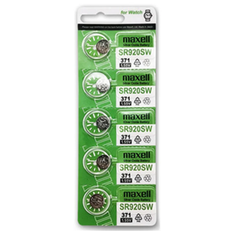 10 STÜCKE 371 SR920SW AG6 LR920 370A LR69 SR69 1,55V 45mAh Für Taschenrechner-Uhr-Batterie