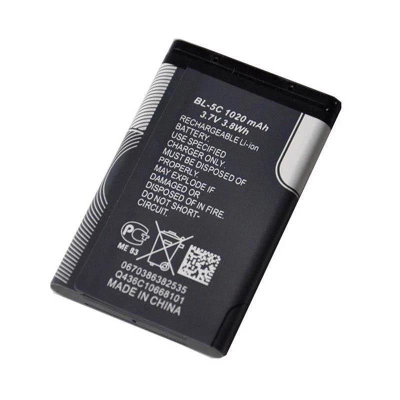 BL 5C 1020mAh Handy Akku für Nokia BL-5C 1100 6230 6600 1108 1112 1200 n70 n91 N-Gage Ersatzakku
