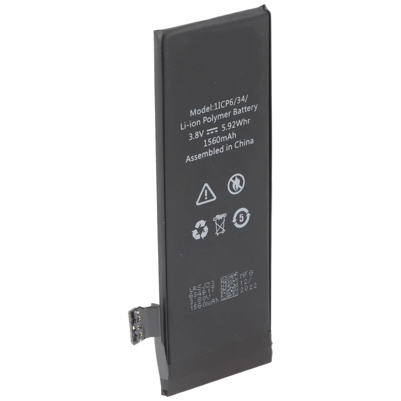AccuCell Akku passend für den Apple iPhone 5c Akku 616-0667, 616-0720 mit 1500mAh
