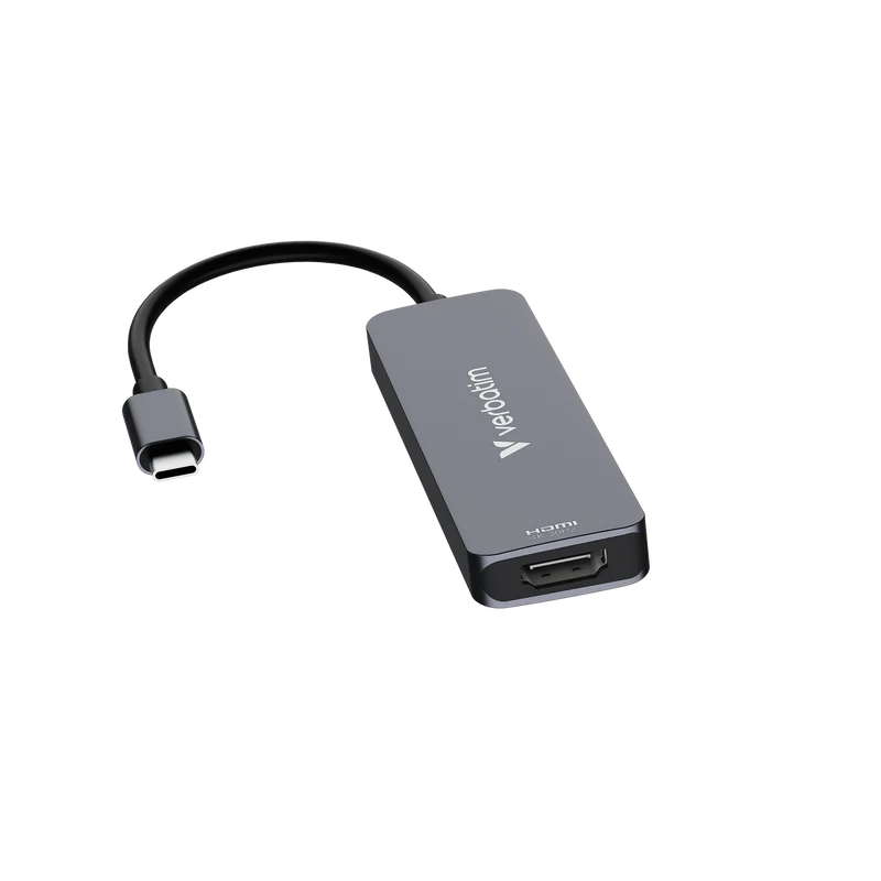 Verbatim Hub, USB-C Essentials, 4 Port HDMI, 2x USB-A, 1x USB-C PD, Retail-Blister