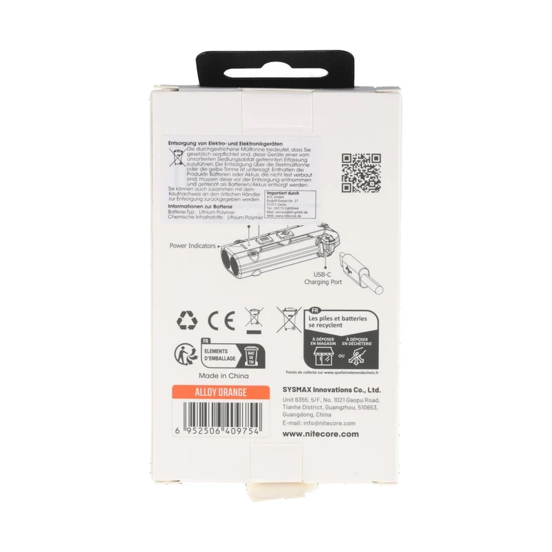 Nitecore TIP3 LED-Taschenlampe, Schlüsselbundleuchte aus Metall, MCT, 720 Lumen, wiederaufladbar