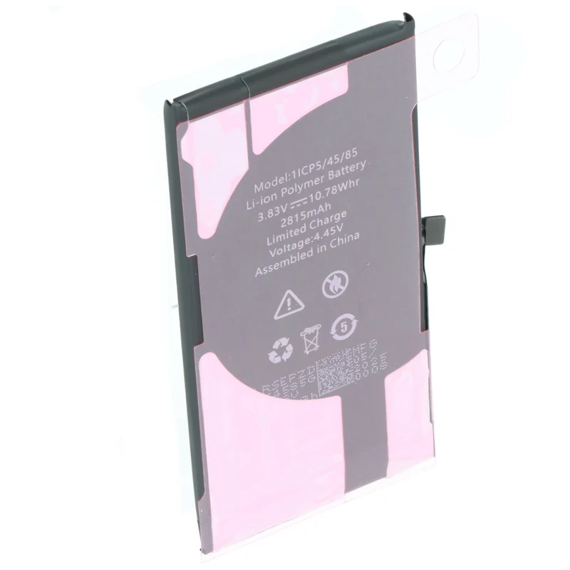 AccuCell Akku passend für Apple iPhone 12/12 Pro, diagnostizierbar, Li-Polymer, 3,83V, 2815mAh, 10,78Wh, ohne Werkzeug