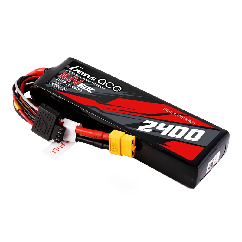 Gens ace G-Tech 2400mAh 3S 11,1V 60C LiPo-Akku mit XT60-Stecker