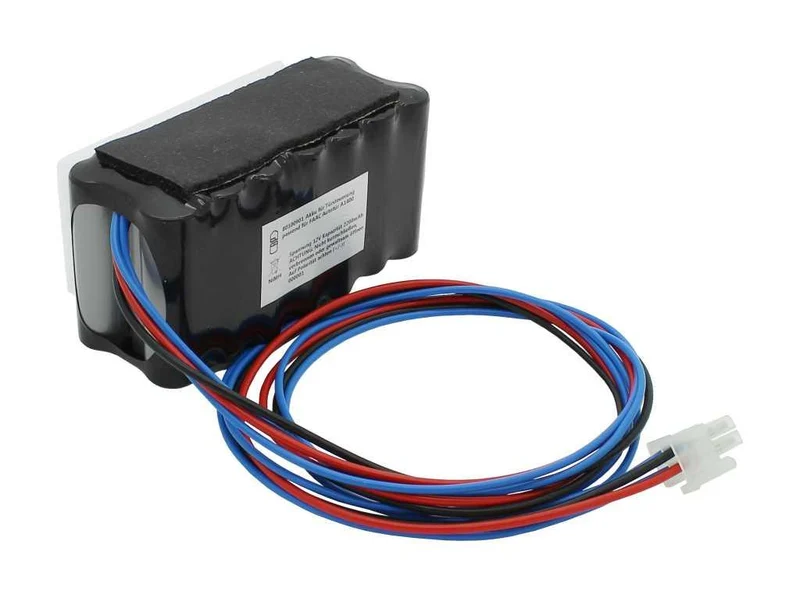 AccuCell Akku passend für AAC Autotür A1400, FAAC 755015 24 Volt Akku 2400mAh, NiMH, 102x51x57mm