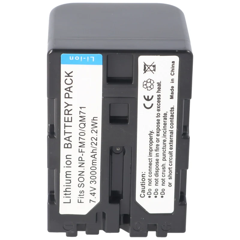 AccuCell Akku passend für Sony NP-FM70, CCD-TRV, Sony DCR-DVD