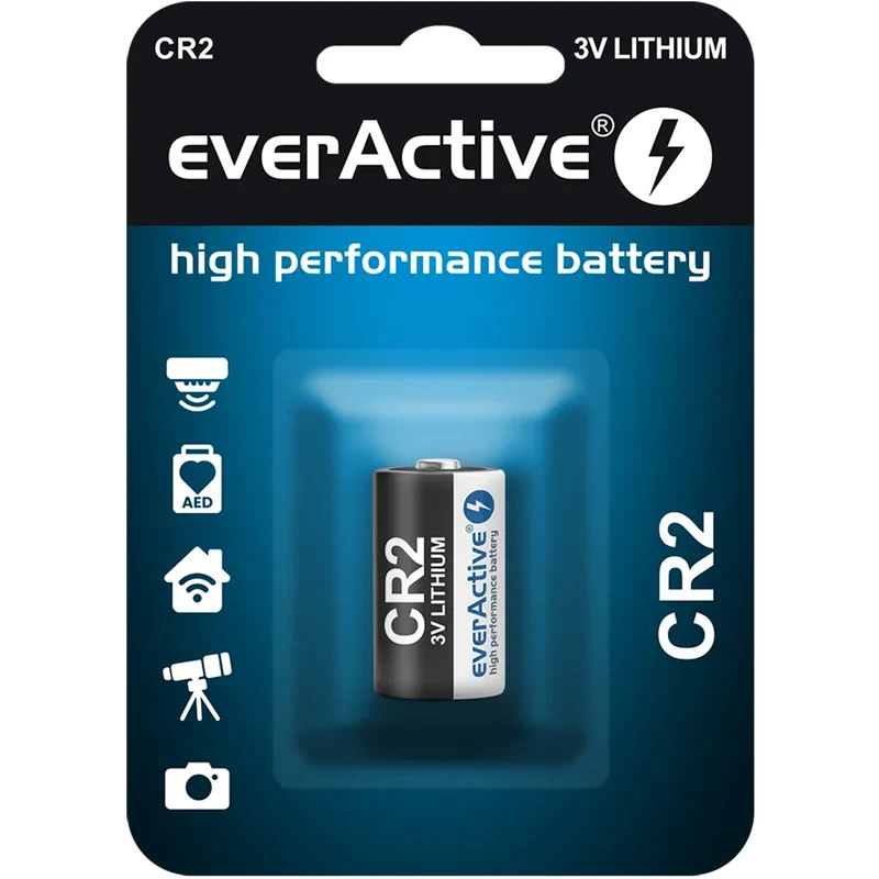 everActive CR2 Photo-Lithium Batterie CR-2, CR2EP, DL CR2, 3V, 850mAh
