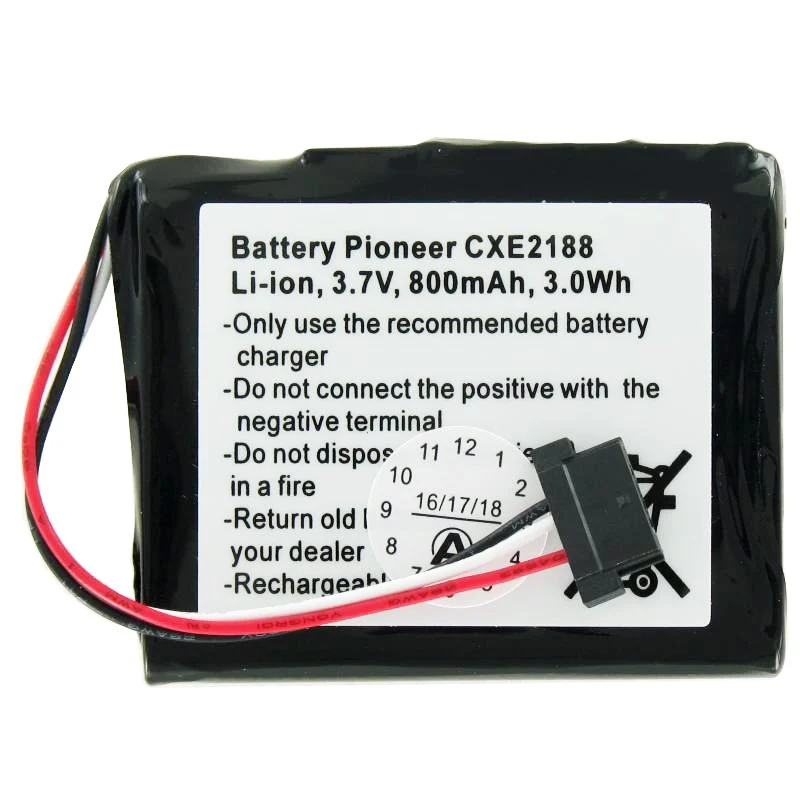 AccuCell Akku passend für Pioneer CXE2188 , AVIC-F320BT, Akku 338937010176