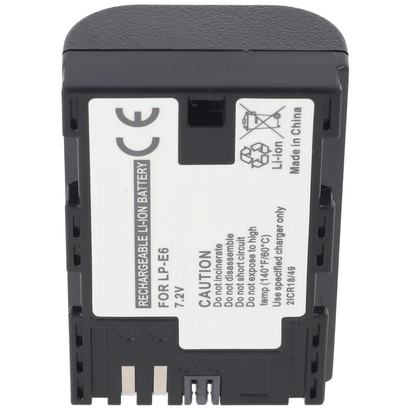 AccuCell Akku passend für Canon LP-E6, EOS 7D, EOS 5D MarkII, 1900mAh