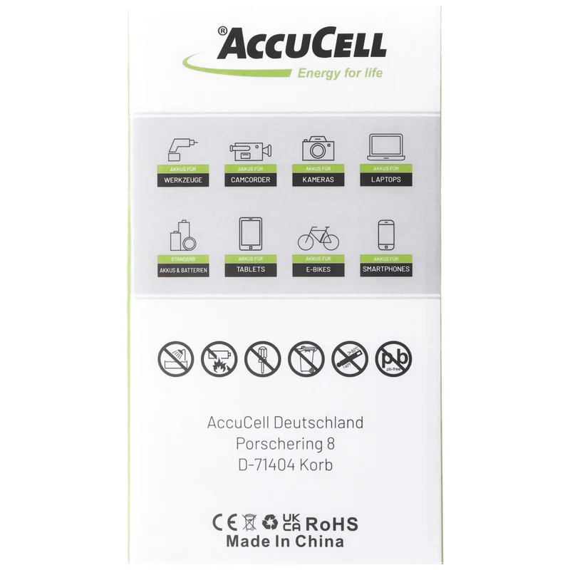 AccuCell FUB05AA, BA205030, FBFUB05N, BA205030, BA225000, BA225031, BA205031 Ersatz-Akku für Kransteuerung
