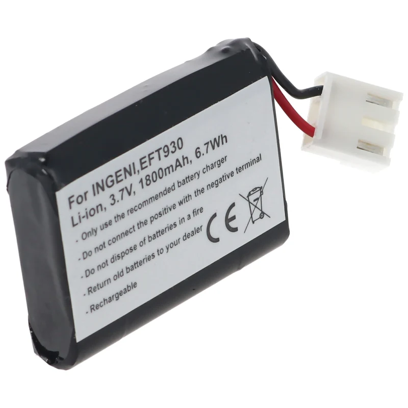 AccuCell Ingenico EFT930 Nachbau Akku passend für F26401652 Akku