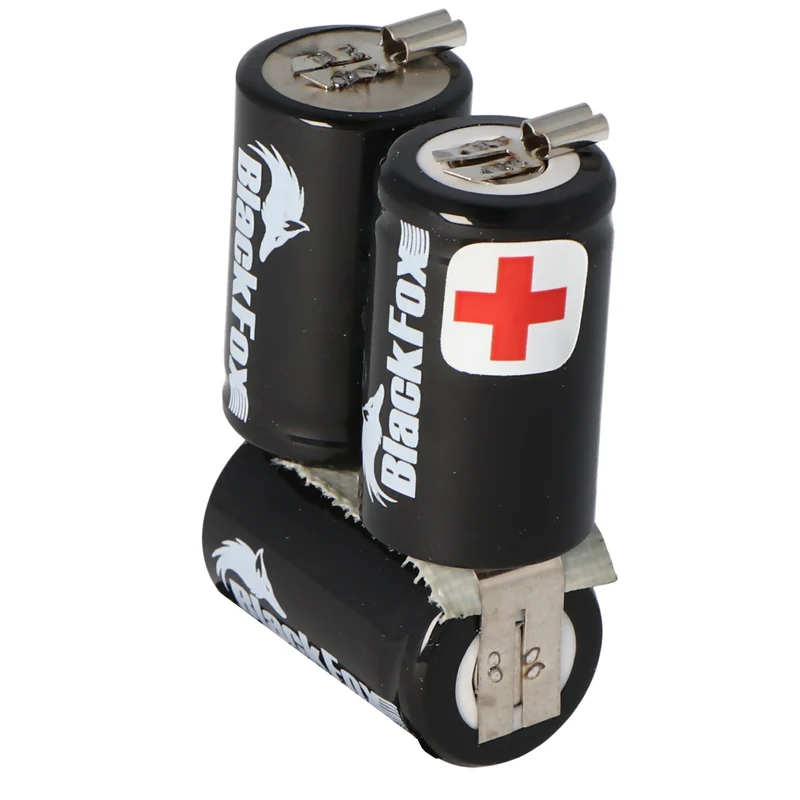 AccuCell Akku kompatibel zu Wella Expert HS50 NiMH 3,6V mit 1300mAh, 46,5 x 34 x 18mm