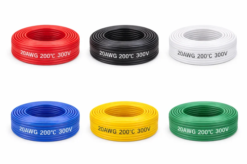 Keeppower Silikonkabel 20 AWG 0,5 mm² 200°C 300V flexibel verzinnt Meterware
