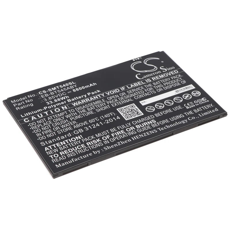 AccuCell Ersatzakku passend für Samsung EB-BT545ABY, Samsung Galaxy Tab Active Pro, Galaxy Tab Active Pro 10.1, Galaxy Tab SM-T540, Galaxy Tab SM-T545, Galaxy Tab SM-T547