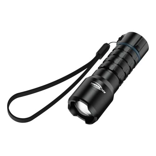 ANSMANN LED Taschenlampe Survival TS450RF – wiederaufladbare Outdoor-Taschenlampe mit 450 Lumen