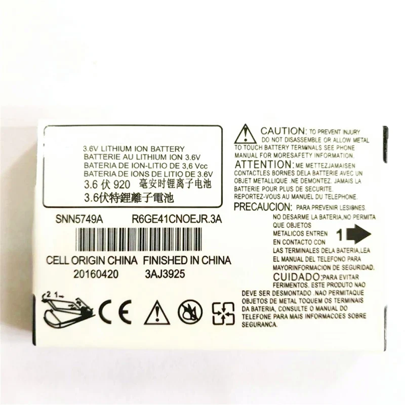 3.6V snn5749A Ersatzakku für Motorola c117 c118 c155 c139 c115 c113 c116 c157