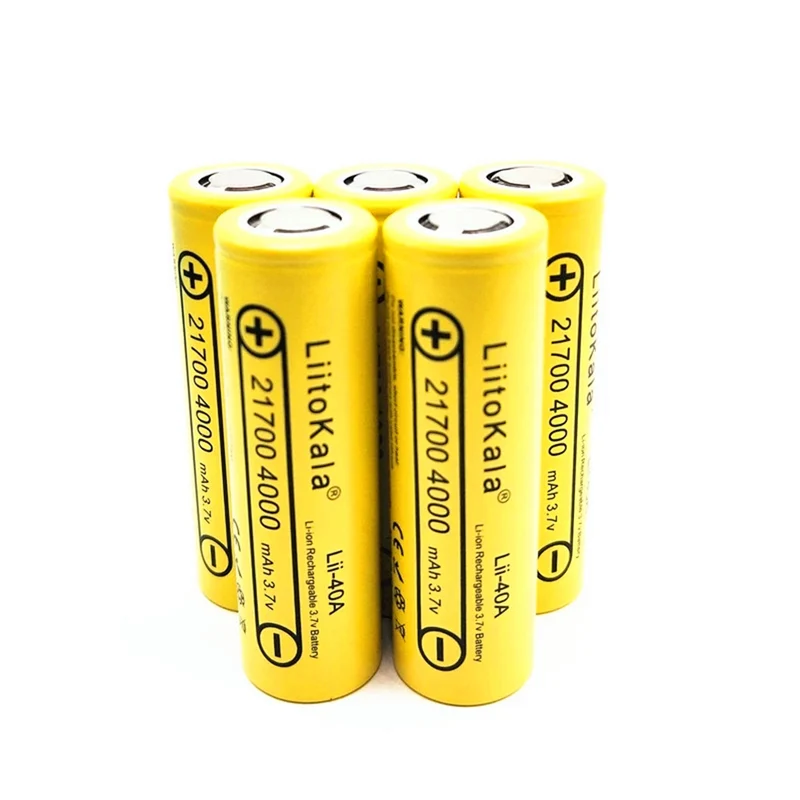 21700 4000mAh Lithium-Akku 40A 3,7V 10C Entladung Hochleistungsakku Akku mit hohem Stromverbrauch