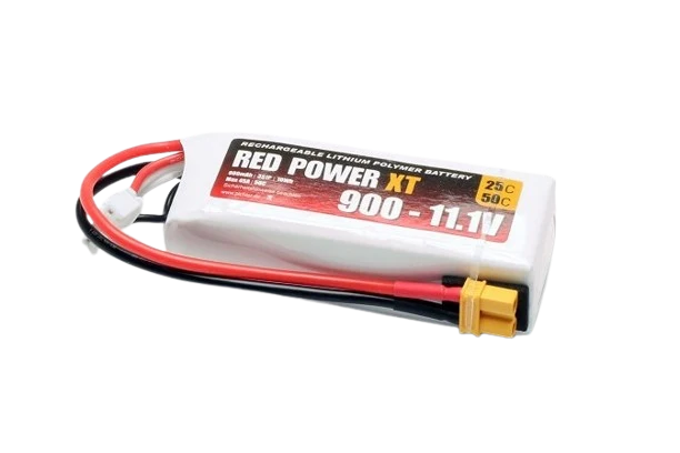 Pichler RED POWER XT LiPo Akku 900mAh – 11,1V 3S1P mit XT30 Stecker