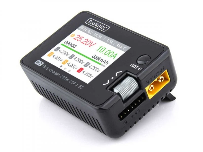 ToolkitRC M7 Ladegerät – DC Multifunktions-Ladegerät mit bis zu 200 W