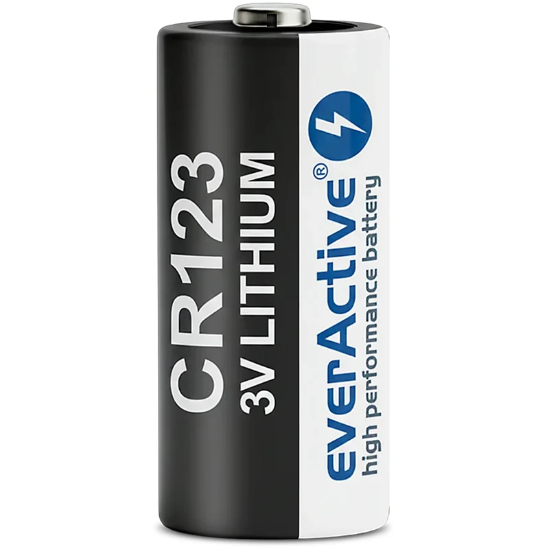 everActive CR123 Lithium Photo Batterie, 3V max. 1500mAh, 34,5 x 17mm, CR123A