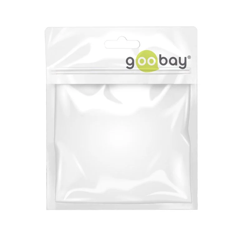 Goobay UK-Geräteanschlusskabel, 2 m, Schwarz - UK 3-Pin-Stecker (Typ G, BS 1363) > Gerätestecker C13 (abgewinkelt)