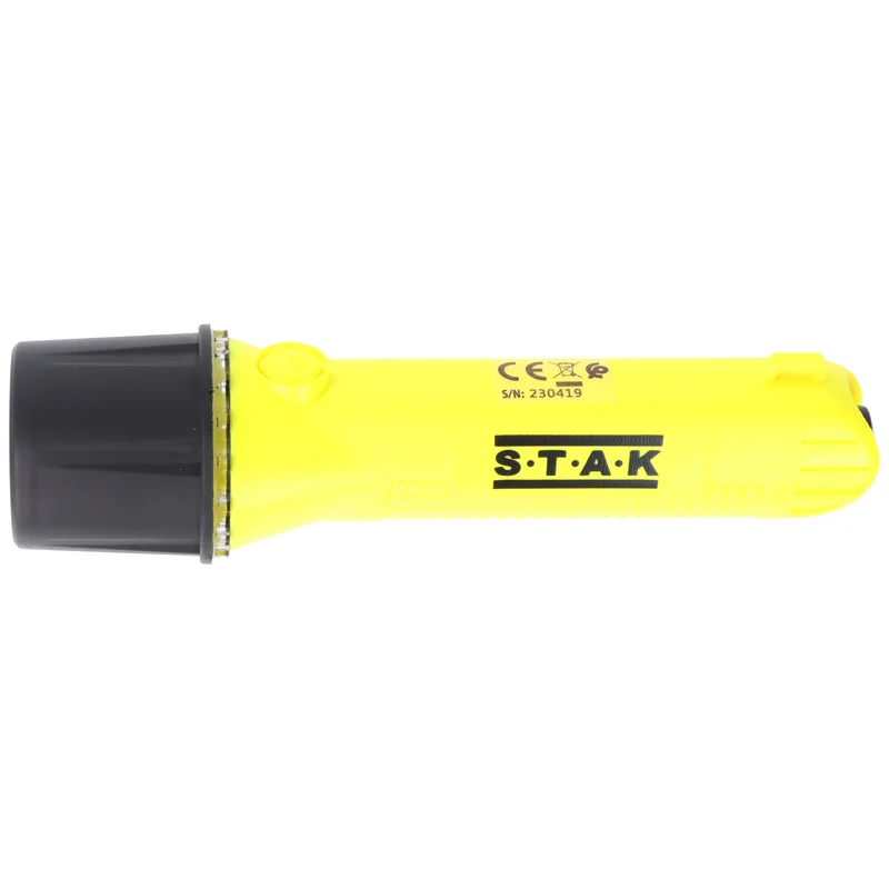 Velamp ATEX Taschenlampe mit LED Osram 1W, für 4x AA Mignon Batterie (nicht enthalten)