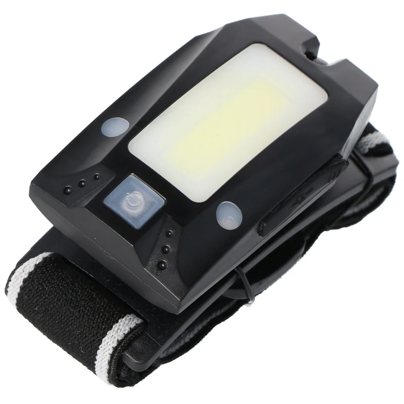 Velamp Metros LED Stirnlampe IH523, akkubetriebener Mulitfunktionsscheinwerfer mit Infrarotschalter inklusive Akku