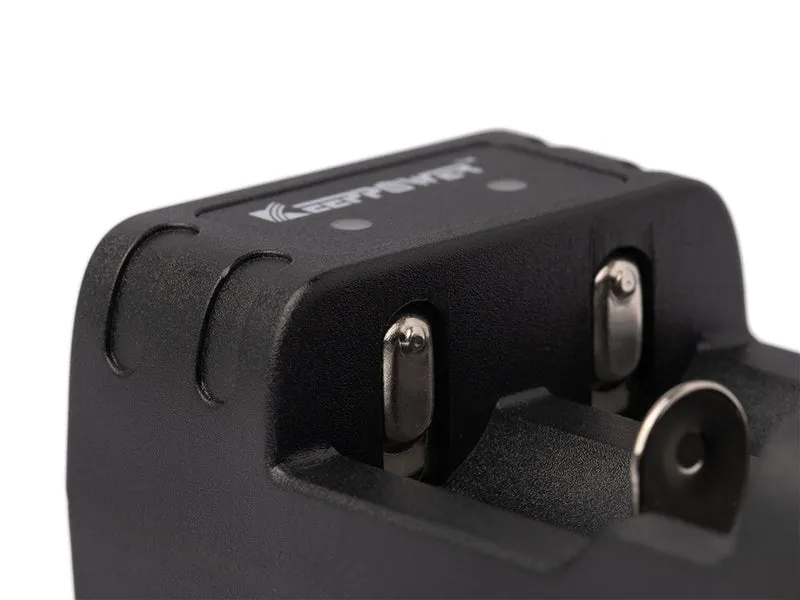Keeppower RCR2 Ladegerät für RCR2 RCR123A 16340 18350 3,6V - 3,7V Li-Ionen Akkus