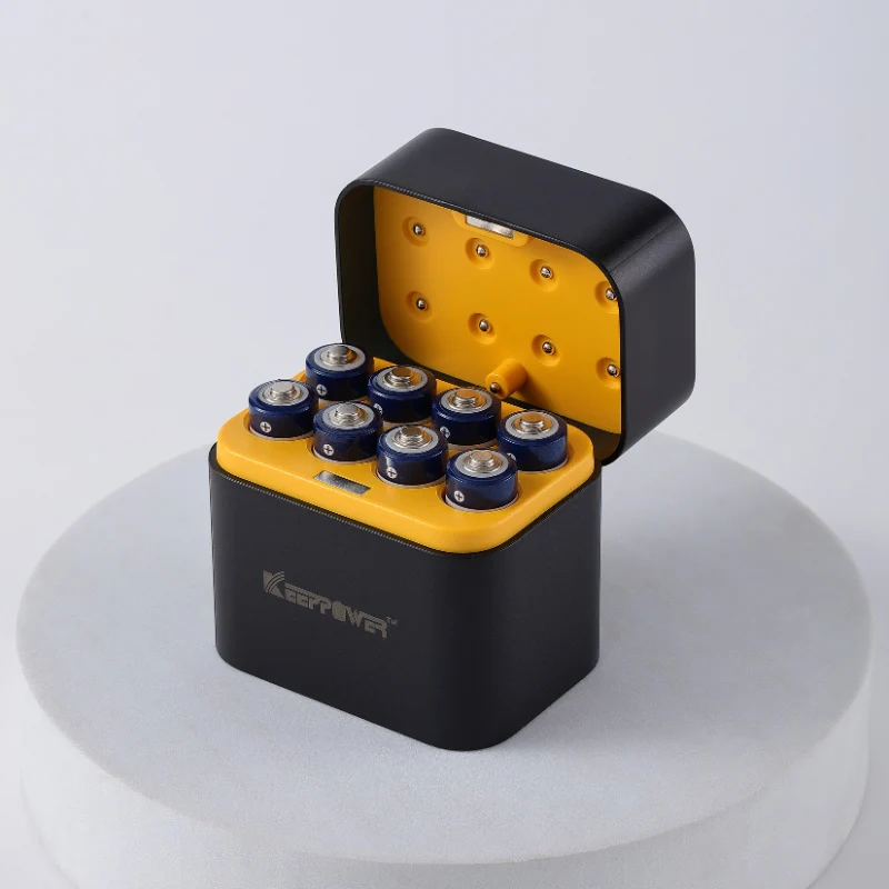 Keeppower I8 Ladegerät mit 8× 1,5V AA Li-Ion-Akkus (4700mWh) – USB-C Eingang