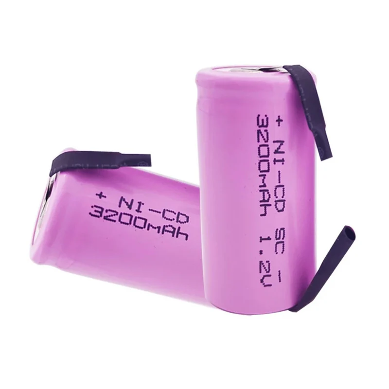 12pcs 4/5 SC 3200mAh 1.2V Akku Sub C Ni-cd Akku, mit Bohrmaschine Schraubendreher Schweißstück