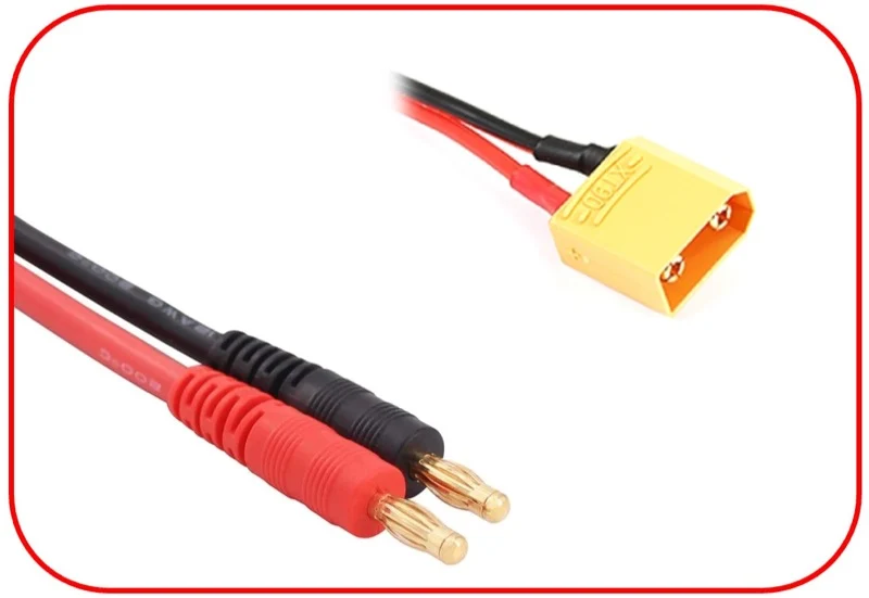 Absima Ladekabel 4mm Goldkontaktstecker - XT90 150mm