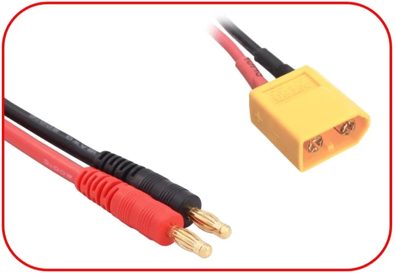 Absima Ladekabel 4mm Goldkontaktstecker - XT60 150mm