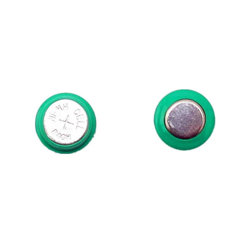 2 Nickel Metallhydrid Knopfbatterien 1,2 V 40 MAH geeignet für Gartensonnenlampen Durchmesser: 11,5 Dicke: 5,2 mm