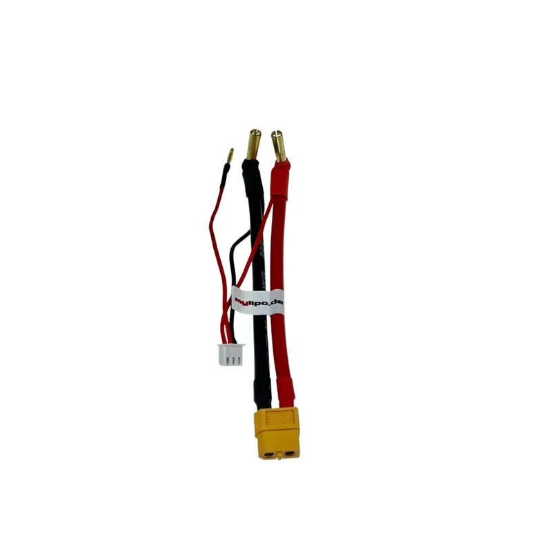 Mylipo 5mm Bullet (Bananenstecker) auf XT60 Buchse Hardcase 2S JST-XHR Balancerstecker