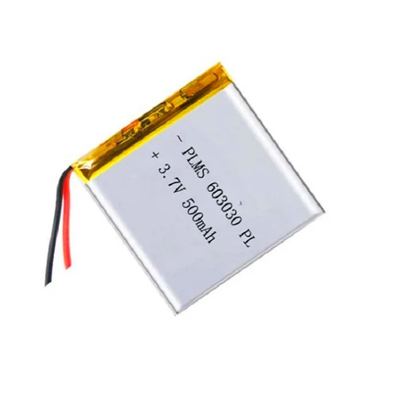 500mAh 3,7 V Akku 603030 li Polymer Lithium Batterie li auf für MP3 MP4 GPS DVD Recorder E-Book Kamera