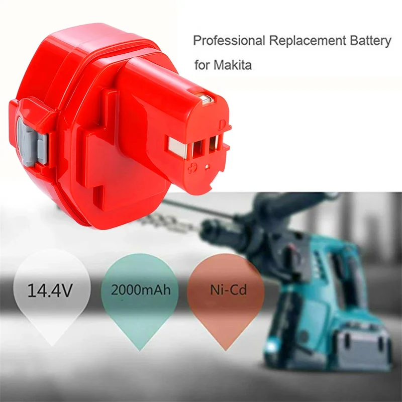 2000mAh NI-CD Akku 14,4V Akku PA14,1422,1420,1433, 1434, 1435 192600-1, 6281D, 6280D 6237D 6337D 8281D 6222