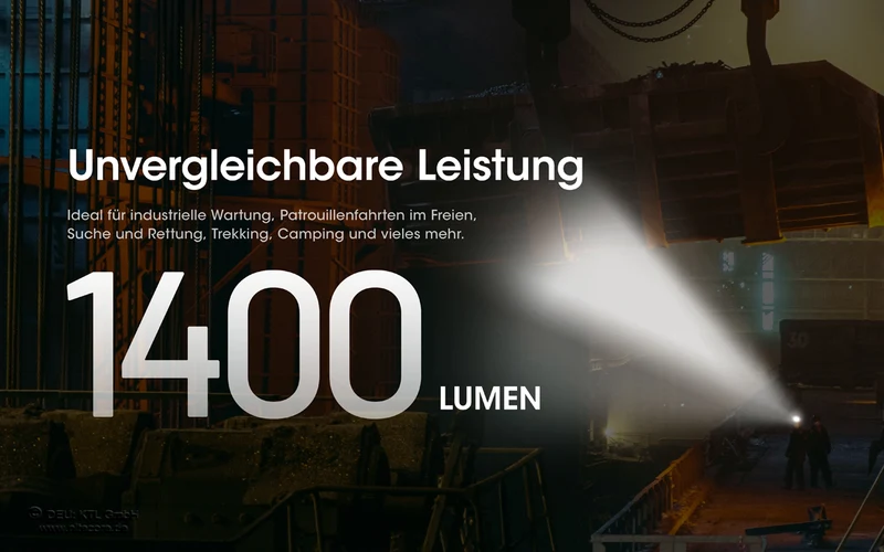 Nitecore Stirnlampe NU50 - 1400 Lumen