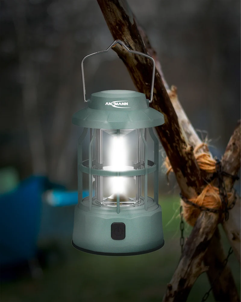 Ansmann Campingleuchte CL270B – batteriebetriebene LED-Campinglampe mit 270 Lumen